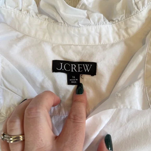 J. Crew cottage top in poplin cotton - Picture 3 of 12